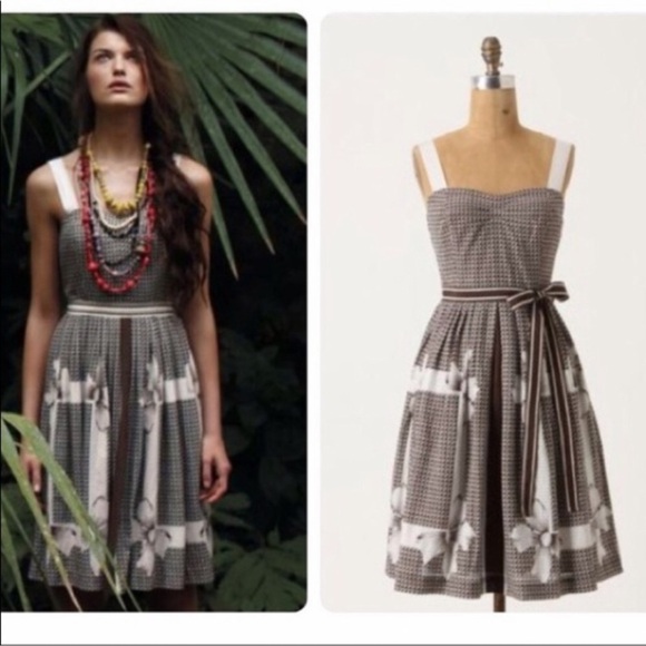 ⭐️ SLASH SUMMER SALE! ⭐️ EUC Anthro Edme & Esyllte Annona Fit & Flare Dress Sz 2 - Picture 1 of 11